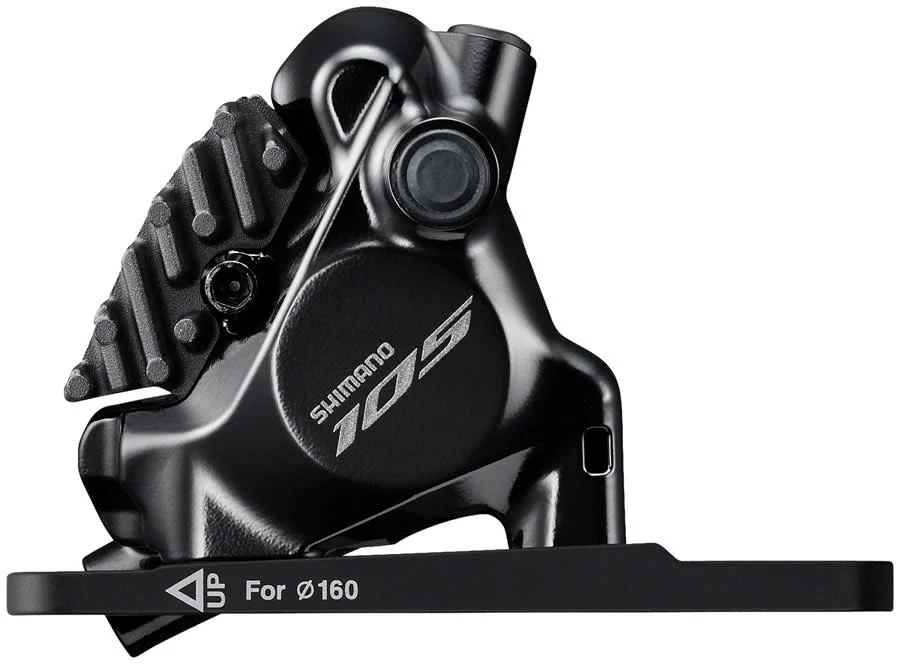 Shimano 105 ST-R7170-L Di2 Shift/Brake Lever with BR-R7170 Hydraulic Disc Brake Caliper - Front - Image 11
