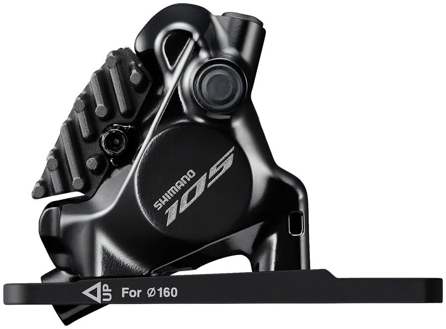 Shimano 105 ST-R7170-L Di2 Shift/Brake Lever with BR-R7170 Hydraulic Disc Brake Caliper - Front - Image 3