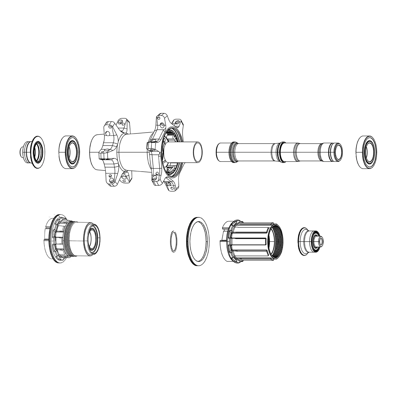 ZIPP Freehub Kit - Cognition V2 NSW Disc/Rim Brake XDR