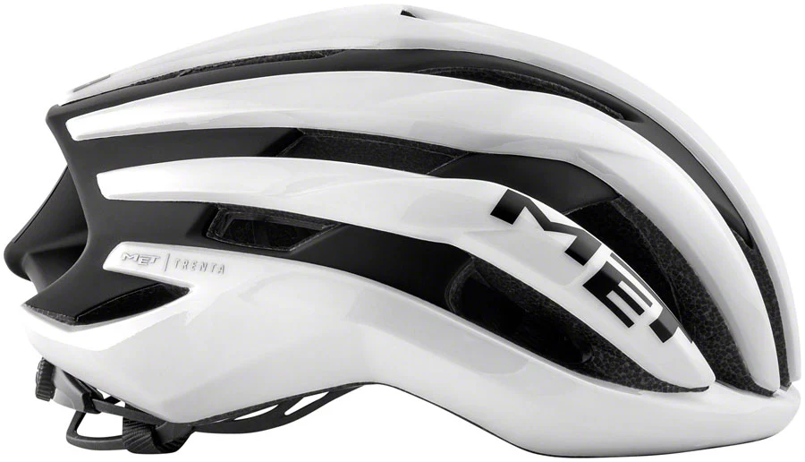 MET Trenta MIPS Helmet - White/Black - Glossy - Image 3