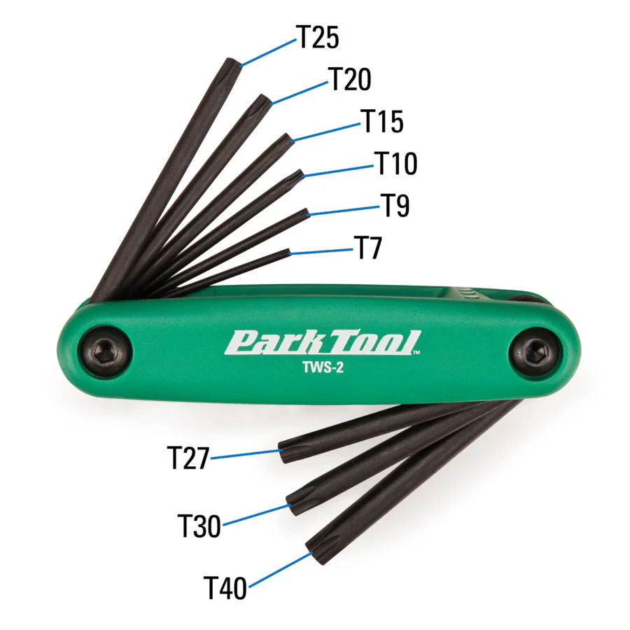 Park Tool Park Tool TWS-2 Folding Torx Wrench Set - Image 2