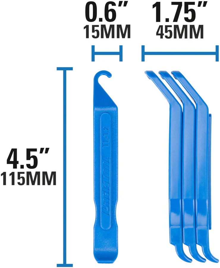 Park Tool TL-1.2 - Tire Lever (Set of 3) - Image 4