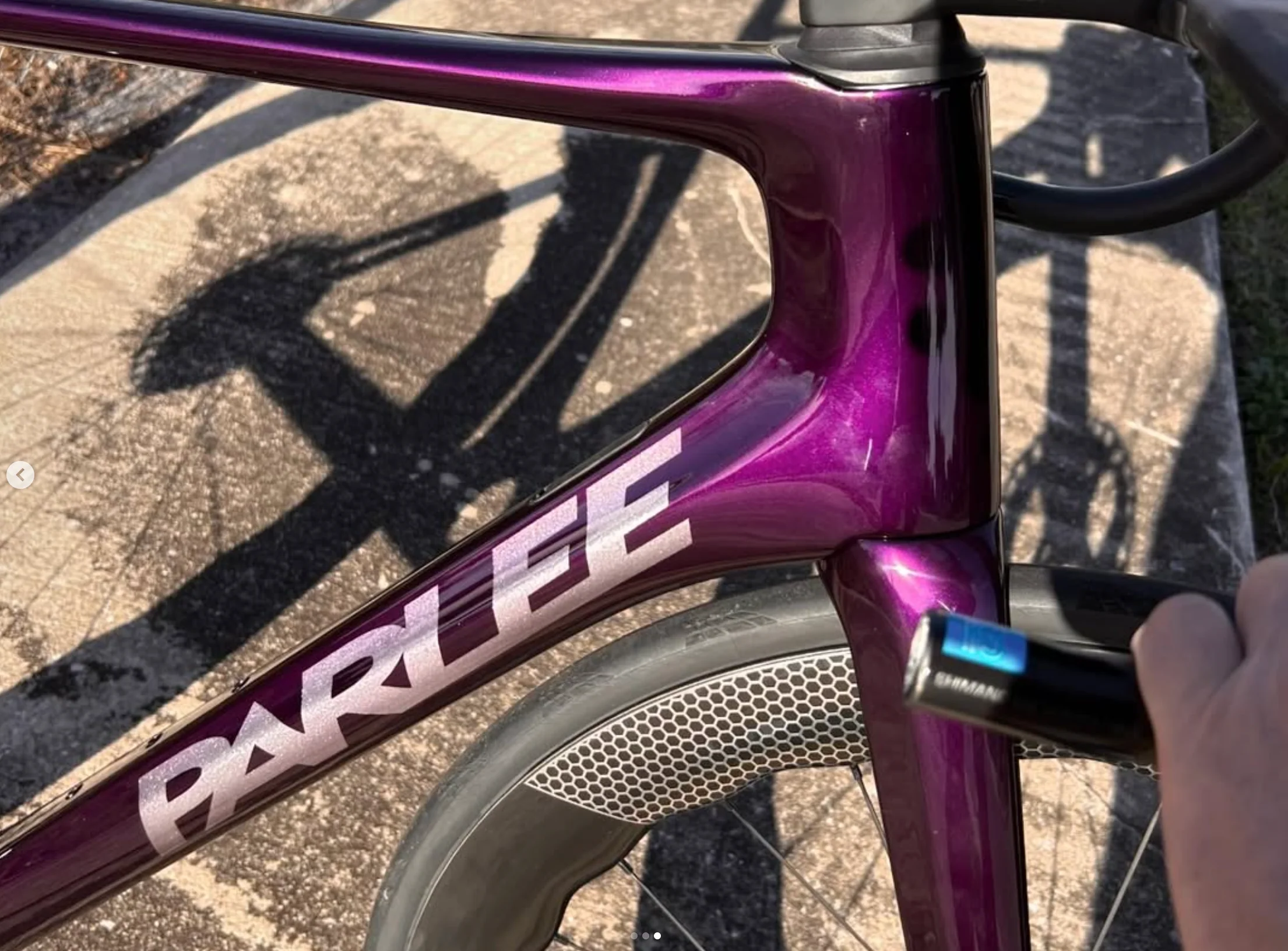 Parlee RZ7 Frameset - Large / Kandy Purple - Demo - Image 3
