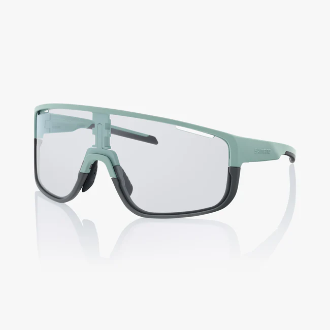 Shimano Pulsar RS - Sage Green Frame W/ Ridescape Gravel Lens and PC Clear Spare - Image 2