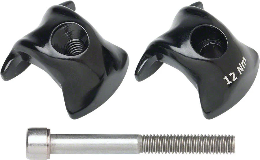 Ritchey Ritchey WCS Carbon 1-Bolt Seatpost Clamp 7x9.6mm Rails, Black - Image 2