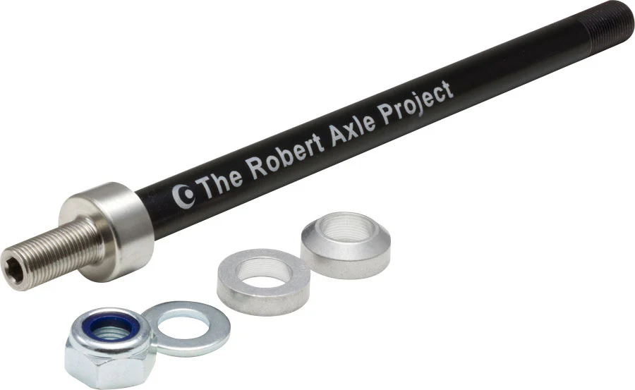 Robert Axle Project Kid Trailer 12mm Thru Axle - Length: 160, 167 or 172mm Thread: 1.0mm