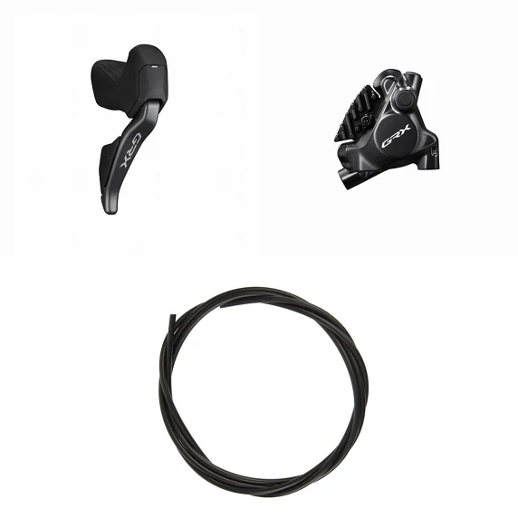 SHIMANO GRX Brake (Kit) BRRX820KTSTRX825 Right / rear Resin with fin Without adapter- 1700mm - Take Off - No Packaging