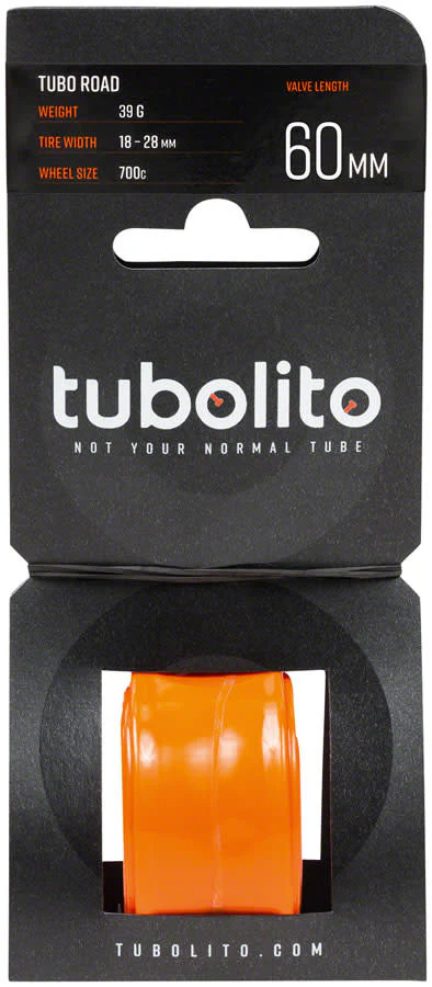 tubolito Tubo Road 700 x 18-28mm Tube - 60mm Presta Valve